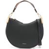 COCCINELLE Sunup Handbag Double Grainy Leather Noir/Cuir NERO/MARRONE PZ