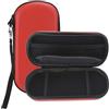 Plyisty Custodia da Trasporto per PS Vita 1000, per PS Vita 2000, per 3000, Custodia da Viaggio Protettiva Antiurto con Guscio Rigido, con 5 Slot per Schede (rosso)
