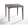 BICA Malmo Tavolo, Taupe, 80x80x74 cm, Poliuretano