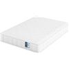 Yaheetech Materasso Matrimoniale 140 x 200 cm Altezza 23 cm a Molle Insacchettate con 7 Zone di Supporto Media Rigidità H3 Traspirante e Ergonomico Spedito Sottovuoto Arrotolato Bianco
