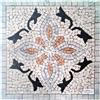 LBSIGN Rosone Per Pavimenti 66x66 In Mosaico Di Marmo Su Rete 66A12 Grigio