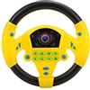 Yosoo Health Gear Strumento per Volante, Volante Giocattolo Bambini da Auto(Giallo), Si può Emettere Un Suono, Promuovere Lo Sviluppo Muscolare e Dell'immaginazione