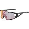 ALPINA Unisex - Adulti, HAWKEYE S QV Occhiali sportivi, black matt, One Size