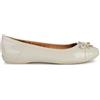 Geox D Charlene C, Balletto Piatto Donna, Sabbia Lt, 42 EU