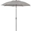 Dehner Ombrellone Paros Ø 250 cm, Altezza 250 cm, Alluminio/Poliestere, Beige