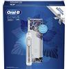 Oral-B Spazzolino Elettrico Ricaricabile Genius 8500 Design Edition. 1 Spazzolino Premium Argento Connesso, 5 Modalità Di Spazzolamento Visibili, 1 Testina Di Ricambio, 1 Custodia Da Viaggio Premium