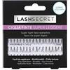 Capello point Lash Secret Individual - Ciglia Finte a Ciuffetti Lunghe Riutilizzabili e Colla - Effetto Occhi da Gatto - Individual Long senza Nodino
