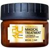 Glamza Pure Magical Hair Mask 60ml Keratin Argan Hair Treatment 5 Seconds Mask Root Repair Nutriente