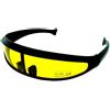 Inception Pro Infinite (Montatura Nera - Lente Gialla) Occhiali Da Sole Sportivi Da Sci Ciclismo Motociclismo Unisex Uomo Donna Sport Glasses