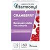 Vitarmonyl Cranberry - Integratore per il Benessere delle Vie Urinarie - Con Mirtillo Rosso Drenante - 60 Cranberry Capsule - Cistite - Proantocianidine (PACs) - 1 Mese di Trattamento - Vitarmonyl