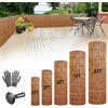 Generico Recinzione in Canne Naturali, Privacy Schermo in Canna 50cm 60cm 70cm 80cm 100cm Altezza Canne di Bambu per Esterno Divisorio della Coperta/Giardino/Patio Facile Installare