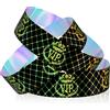 LUTER 500pz Braccialetti VIP, Braccialetti in Plastica Braccialetti per Feste Braccialetti in Carta Impermeabile Braccialetti VIP per Eventi Concerti Festival Musicali (Oro Nero)