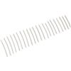 Keenso Fili per Chitarra da 2,2 Mm, Filo per Chitarra in Acciaio Inossidabile da 22 Pezzi per Chitarre Acustiche