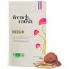 French Mush Reishi Bio in Polvere Grande Formato - 90 g Vegano | Relax, Sonno Ristoratore, Benessere, Ganoderma lucidum, Si Mescola a Cibo o Bevande, Testato in Laboratorio, Made in France