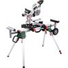 metabo Sega KGS 305 M - 2000 W, lama 305 mm - guida di taglio laser a LED, inclinazione su entrambi i lati, precisa, potente e mobile per applicazioni professionali - Incl. supporto per macchine KSU