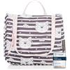 TA Trend Atelier Beauty case bambino da appendere - trousse da toilette e beauty case sostenibile in poliestere riciclato, idrorepellente, con specchio e scomparti (Gatto)
