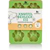 Knuffelwuff Set di 3 tappetini per biscotti per cani o gelati - Stampo in silicone per biscotti - Stampo da forno, stampo per ghiaccio con zampe, senza BPA, resistente al calore, resistente al freddo