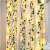 Dalugo Ghirlanda di edera artificiale per interni, a batteria, 5 m, 50 LED, con timer, luce bianca calda, per cameretta dei bambini, camera da letto, matrimonio, decorazione primaverile