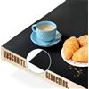 KARAT Tovaglia Protettiva in PVC 1,5 mm, Copritavolo Nero Rettangolare 90x50 cm, Protezione Tavolo con Bordo Dritto, Adatta al Contatto Alimentare, Copri Tavolo per Cucina e Soggiorno (Impero)
