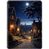 SGKITM Custodia per Kindle Paperwhite 2024 12ª Gen - Design Artistico Motivi Strada Villaggio Paesaggio, Antiurto, Funzione Auto Sveglia/Spegnimento Copertina PU+TPU Cover 2024 Kindle Paperwhite 7 (8)