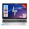 HP 250 G10 Notebook, Cpu Intel N100 4 Core fino a 3,4 GHz, Ram 8Gb SSD 512Gb, Display FullHD 15.6, Pc Portatile con Tastiera retroilluminata, Win 11 Pro, Garanzia Italia