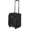 travelite valigia a mano con 2 rotelle per Eurowings, serratura a combinazione integrata, trolley compatto per bagaglio morbido con funzione di aggancio, 40x30x25 cm, 25 l, 1,8 kg