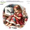 Pannolenci Stampato Bimba Patchwork natalizia