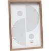 Deknudt Frames - Cornice portafoto - finitura legno color legno marrone - pulito - legno FSC Mix - per formato 20 x 30 cm - appendere o appoggiare