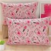 PETTI Artigiani Italiani - Coppia di Federe Cuscino 40x60 cm in Microfibra, Cuscini Arredo Camera da Letto, Divano, Salotto, Set 2 Fodere Copricuscino, Federa Lipstick Rosa, 100% Made in Italy