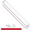 ALLWSLucky Barra 228 LED 12V, Barra Striscia Lampada con Interruttore, 42cm Barra Luminosa 12V con 1000LM 10W, 6000K Lampada 12 volt LED Camper per Auto, Camion, Caravan, Furgone, Barca