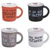 Villa d'Este Home Tivoli Set 4 tazzine caffè 100 ml in porcellana, S.P.Q.eRe