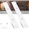 CREATESTAR Luce Armadio LED 30CM, 2PCS Luce Led Sottopensile Cucina Luce Led Armadio Lampada LED Ricaricabile con Sensore di Movimento, Dimmerabile Lampada per Cucina, Guardaroba, Scale, Corridoio, Testiere
