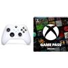 Xbox Wireless Controller - Robot White + Game Pass Ultimate | 1 Monat Mitgliedschaft