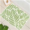 Homantic Tappeto da Bagno Verde Salvia Antiscivolo e Assorbente 45x65cm