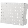 Fdit Pannello Portautensili Multifunzione Senza Foratura con Coperchio Scaldabagno, ABS 40x40cm Bianco