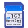 Dpofirs Scheda di memoria SD con adattatore 1G 2G 8G 16G 32G 64G, scheda di memoria portatile ad alta velocità di lettura e scrittura, applicabile per altoparlante per macchina da gioco MP3 MP4 Camera(1G)