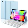 FOGARI Custodia Tastiera per Samsung Galaxy Tab S6 Lite 2020 10,4, Tastiera Bluetooth Staccabile QWERTY Italiana per Samsung Galaxy Tab S6 Lite 10,4, Smart Cover Supporta Auto Wake/Sleep (Blu Cielo)