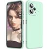 ISOI - Cover per Xiaomi Redmi Note 12 Pro 5G/Xiaomi Poco X5 Pro, Custodia Morbida in Silicone Liquido, Protezione Completa Antiurto Ultra Sottile per il Corpo - Menta Verde