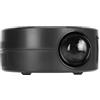 Goshyda Mini Proiettore, Videoproiettore per Telefono Supportato 1080P Full HD, Proiettore Cinematografico Portatile per Home Theater da Esterno, Compatibile con AUX, USB, Protezione per