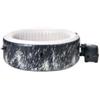 Intex Piscina idromassaggio gonfiabile intex purespa bubble glow deluxe nero e bianco 4 persone 196x196x71 cm - cod. 28494np