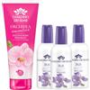 Giardino Dei Sensi Iris Poetico - Profumo Donna Spray 100 ml + Doccia Schiuma 100 ml In Omaggio - Fragranza delicata, set completo per un rituale di bellezza (3 Unità)