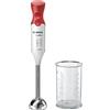 BOSCH MSM64110 FRULLATORE IMMERSIONE BIANCO-ROSSO 450W PIEDE INOX