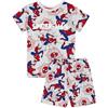 Marvel Spider-Man Pigiama Ragazzi | Pantaloncini Pjs T-Shirt a Maniche Corte Grigia da Supereroe per Bambini | Regali di Merchandising di Personaggi di Fumetti di Film