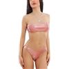 Toocool Bikini Donna Costume da Bagno Mare Fascia Glitter Due Pezzi R1102B [S,Rosa]