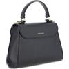 COCCINELLE Dew Grained Leather Handbag Noir NERO PZ