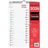 Finocam - Calendario da parete 2026 per scrivere Due Colonne Layout Mensile Gennaio - Dicembre 2026 12 mesi | Calendario 2026 per annotazioni | Planner mensile Neutro - Italiano, Muro Due Colonne