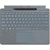 Microsoft Surface Pro 8/X Cover Alcantara + PEN - Ice Blue
