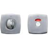 Bricard 8009057 - Coppia di rosette cromate satinate zamack eVidence, porta del WC