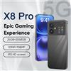 H&U&W 2025 Il più recente smartphone X8 Pro 5G 16 GB + 1 TB, Snapdragon 8 Gen 3, 7000 mAh 50 MP + 108 MP Android 14 Versione globale (Doppio SIM) - Black