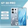 H&U&W Nuovo GT30 Pro Smartphone 16 GB di RAM 1 TB di archiviazione Schermo intero da 7,3 pollici Fotocamera da 108 MP Snapdragon 8 Gen3 Bande Global 5G LTE - Argento